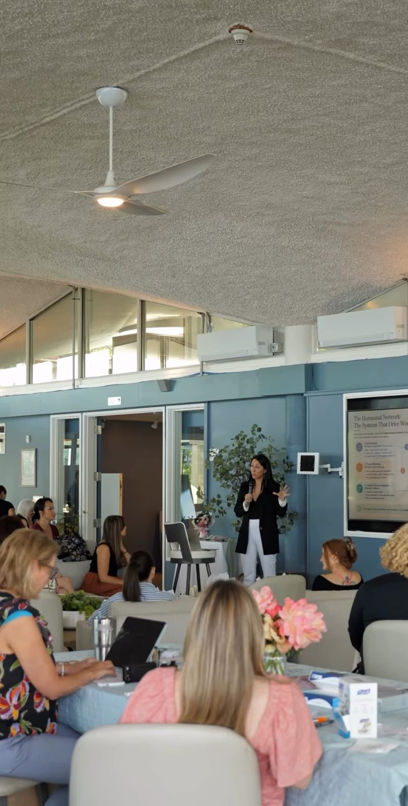 Wellness talk at the Self-Care Soirée
